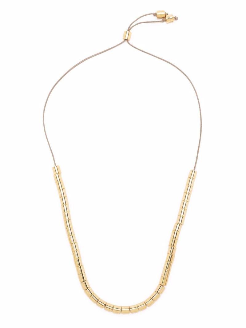 Federica Tosi cylinder-bead necklace - Gold von Federica Tosi