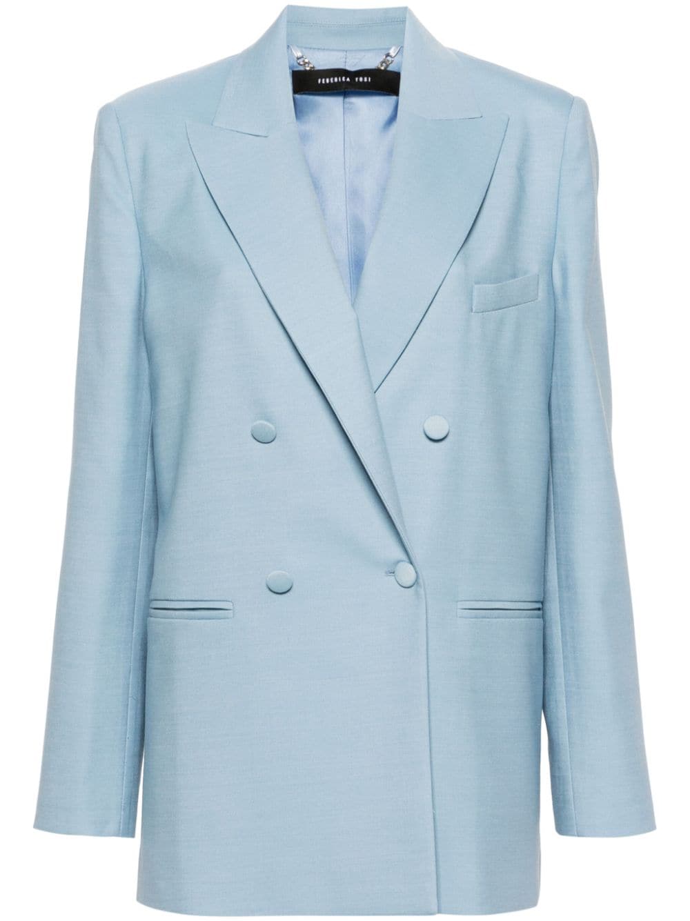 Federica Tosi double-breasted blazer - Blue von Federica Tosi