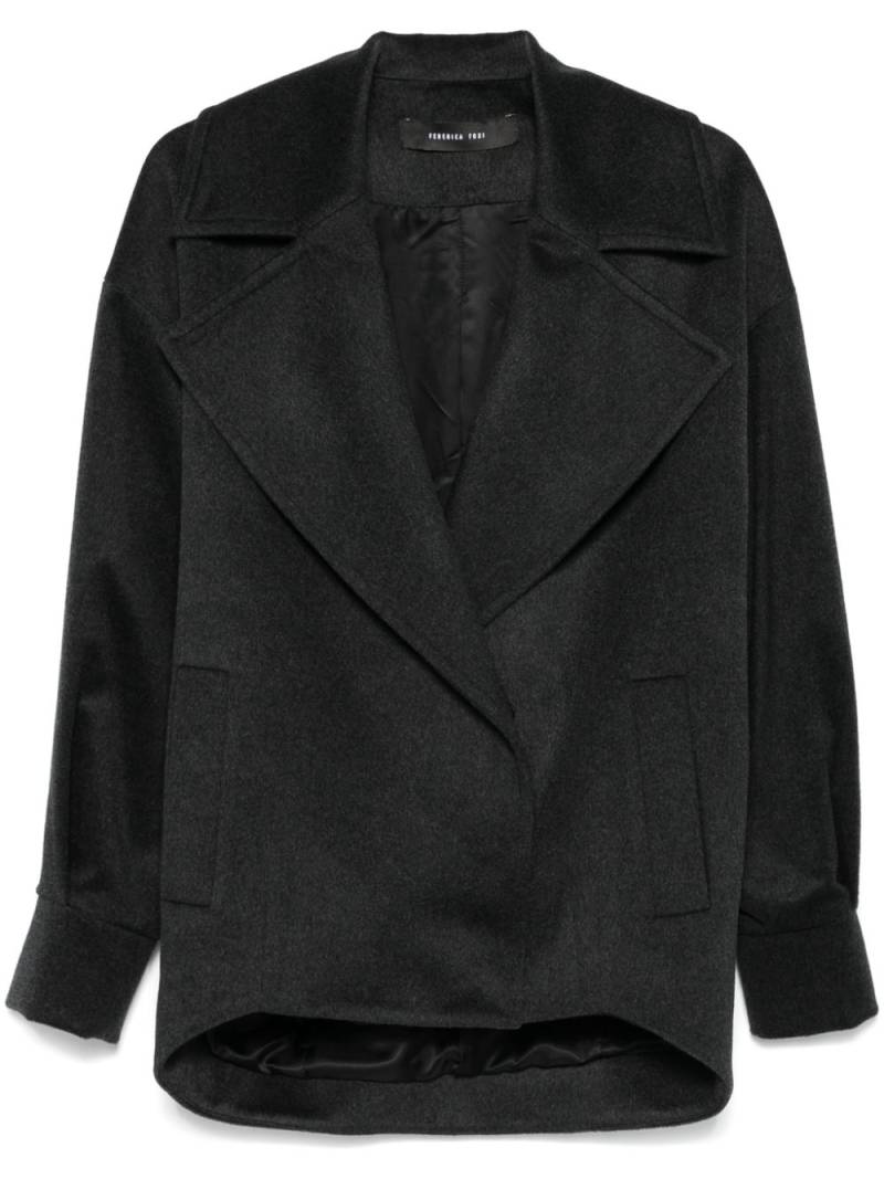 Federica Tosi double-breasted coat - Grey von Federica Tosi