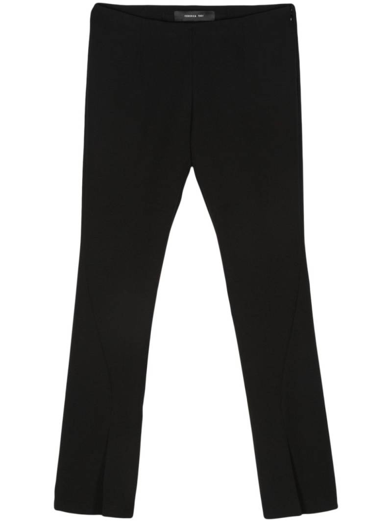 Federica Tosi front-slit trousers - Black von Federica Tosi