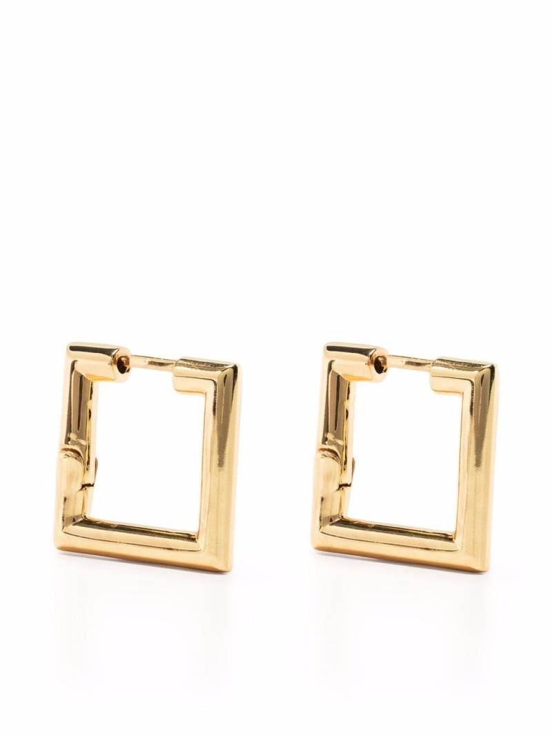 Federica Tosi geometric hoop earrings - Gold von Federica Tosi