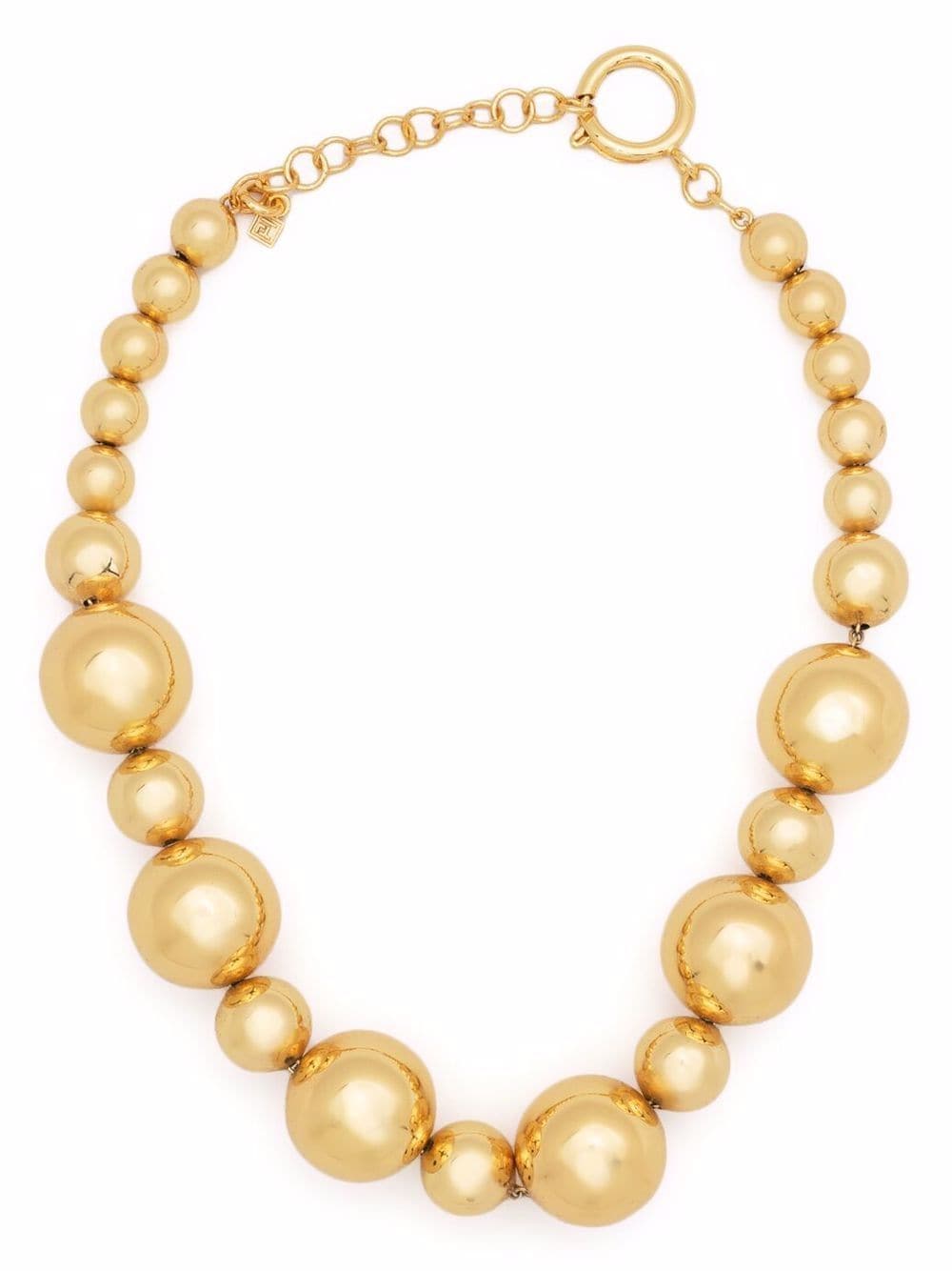 Federica Tosi gradient-bead necklace - Gold von Federica Tosi