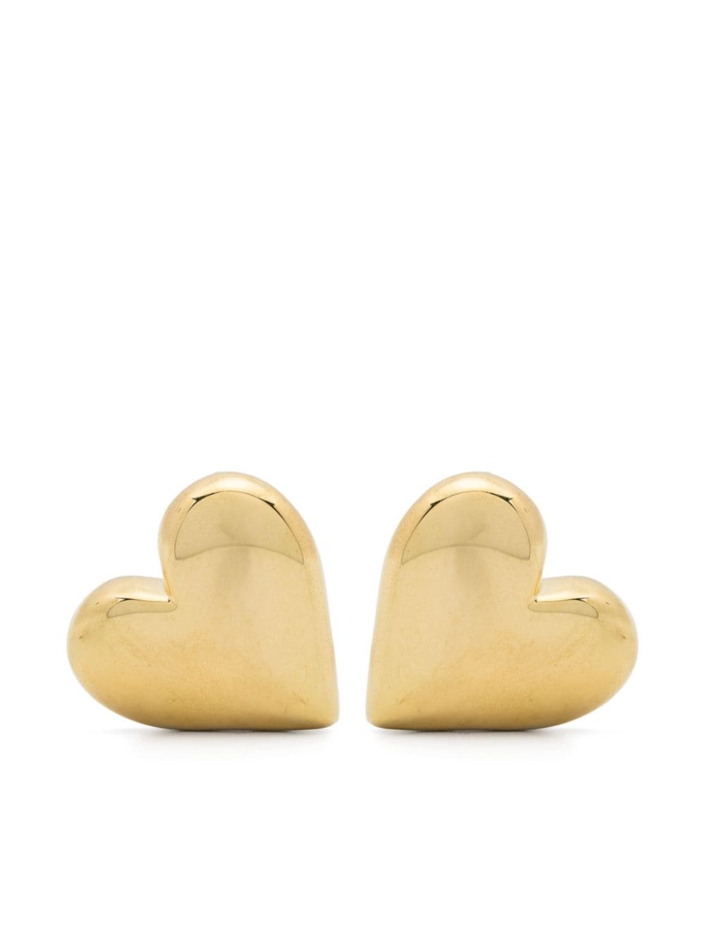 Federica Tosi heart-charm clip-on earrings - Gold von Federica Tosi