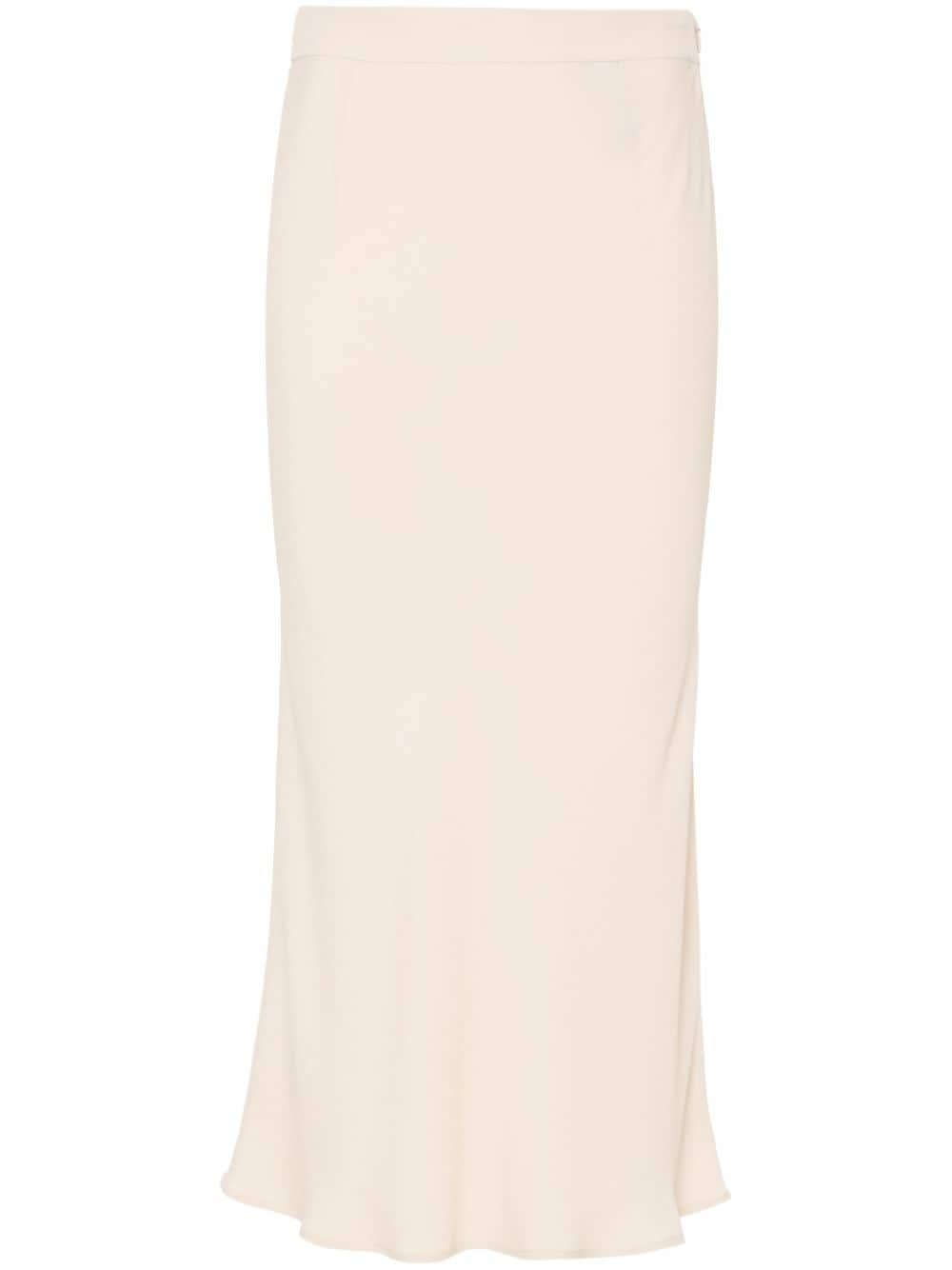 Federica Tosi high-waisted midi skirt - Neutrals von Federica Tosi