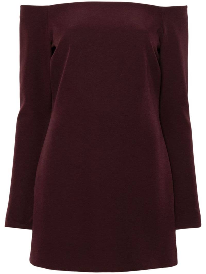 Federica Tosi off-shoulder mini dress - Purple von Federica Tosi