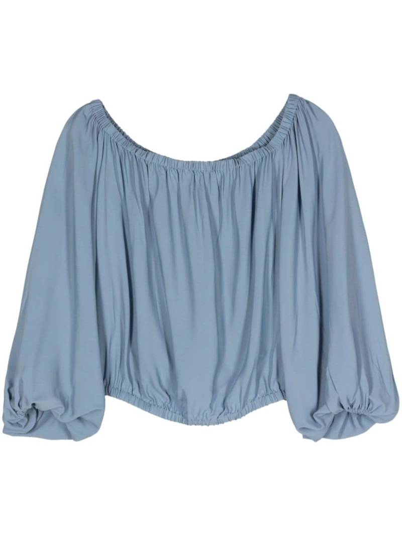 Federica Tosi off-shoulder top - Blue von Federica Tosi