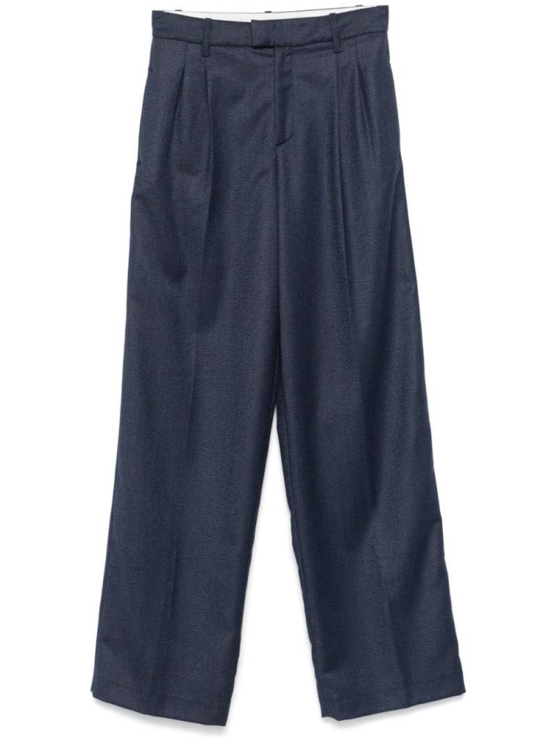 Federica Tosi pleated trousers - Blue von Federica Tosi