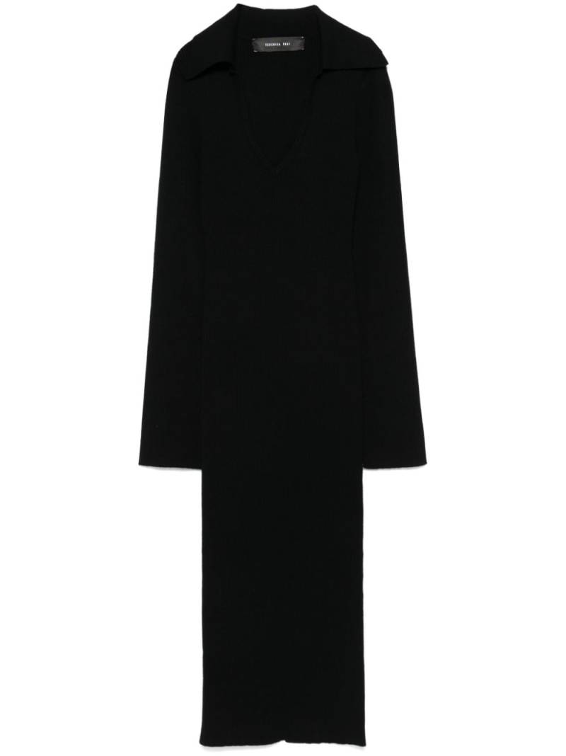 Federica Tosi polo midi dress - Black von Federica Tosi