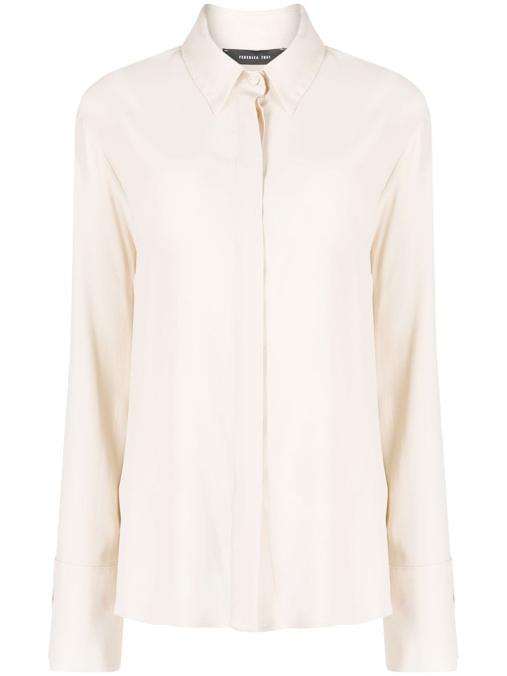 Federica Tosi split-sleeve shirt - Neutrals von Federica Tosi