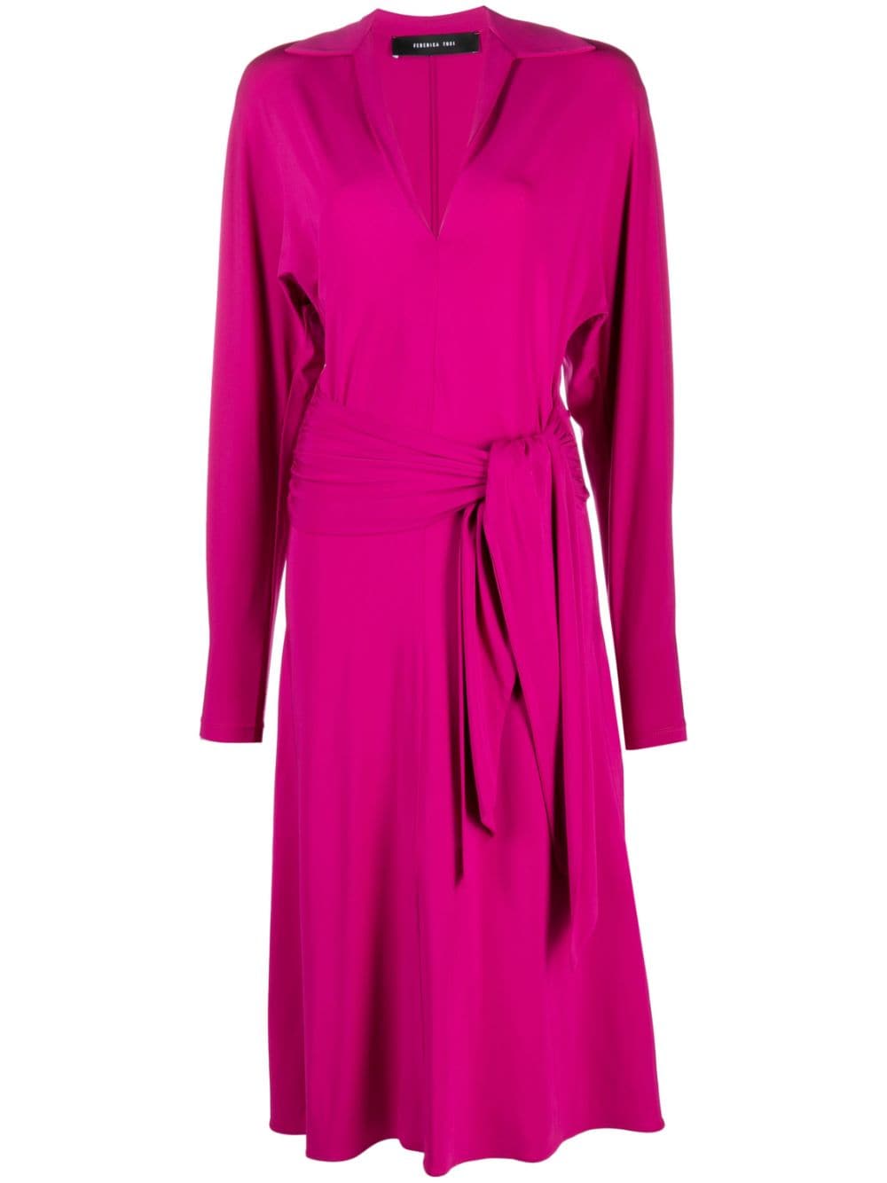 Federica Tosi tie-fastening dress - Purple von Federica Tosi