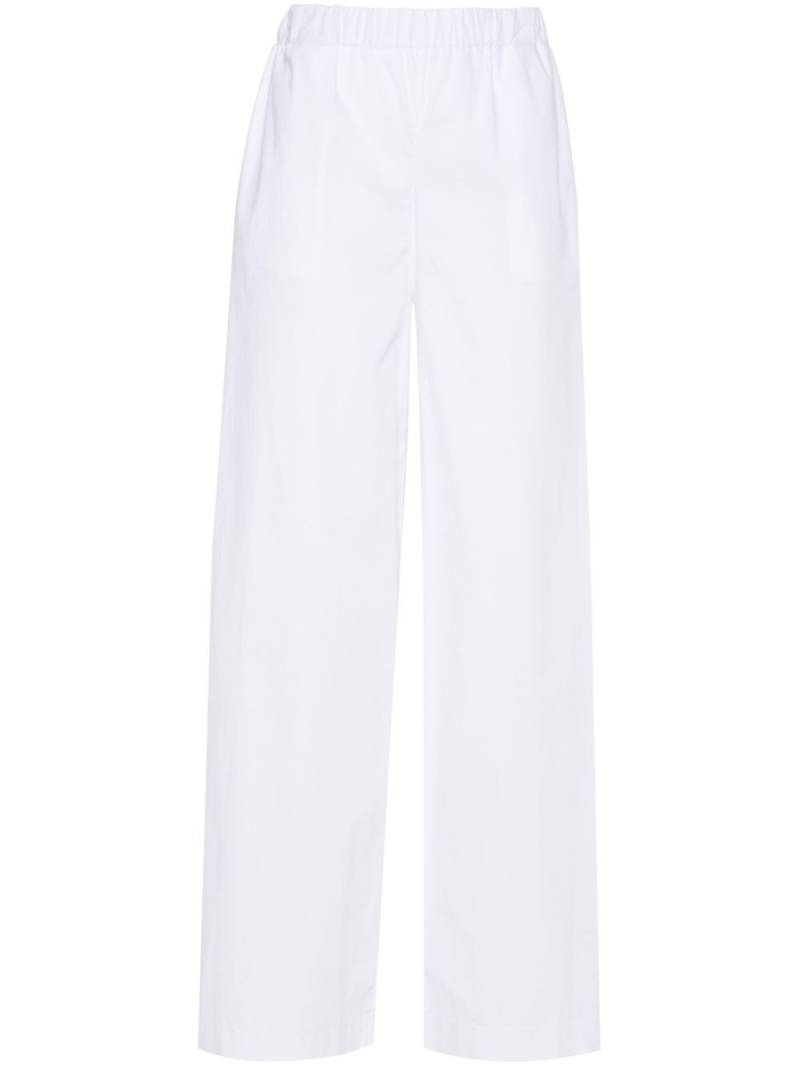 Federica Tosi wide-leg cotton trousers - White von Federica Tosi