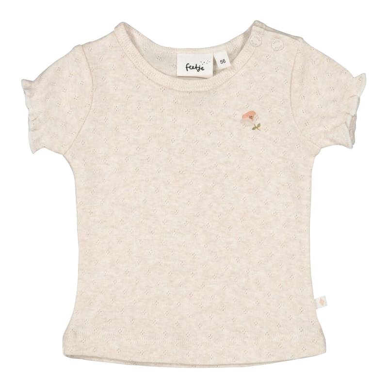 Ajour-T-Shirt Blume von Feetje