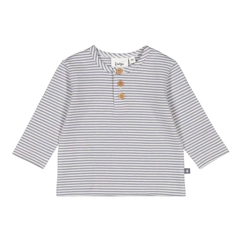 Henley-Shirt langarm Ringel von Feetje