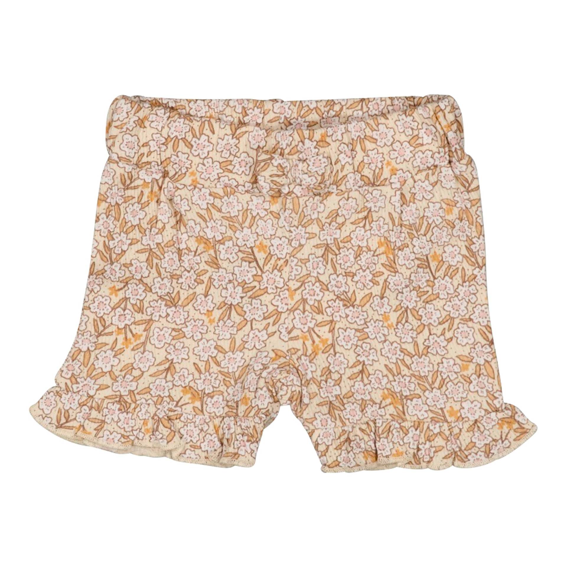 Krepp-Shorts Blumen Rüschen von Feetje