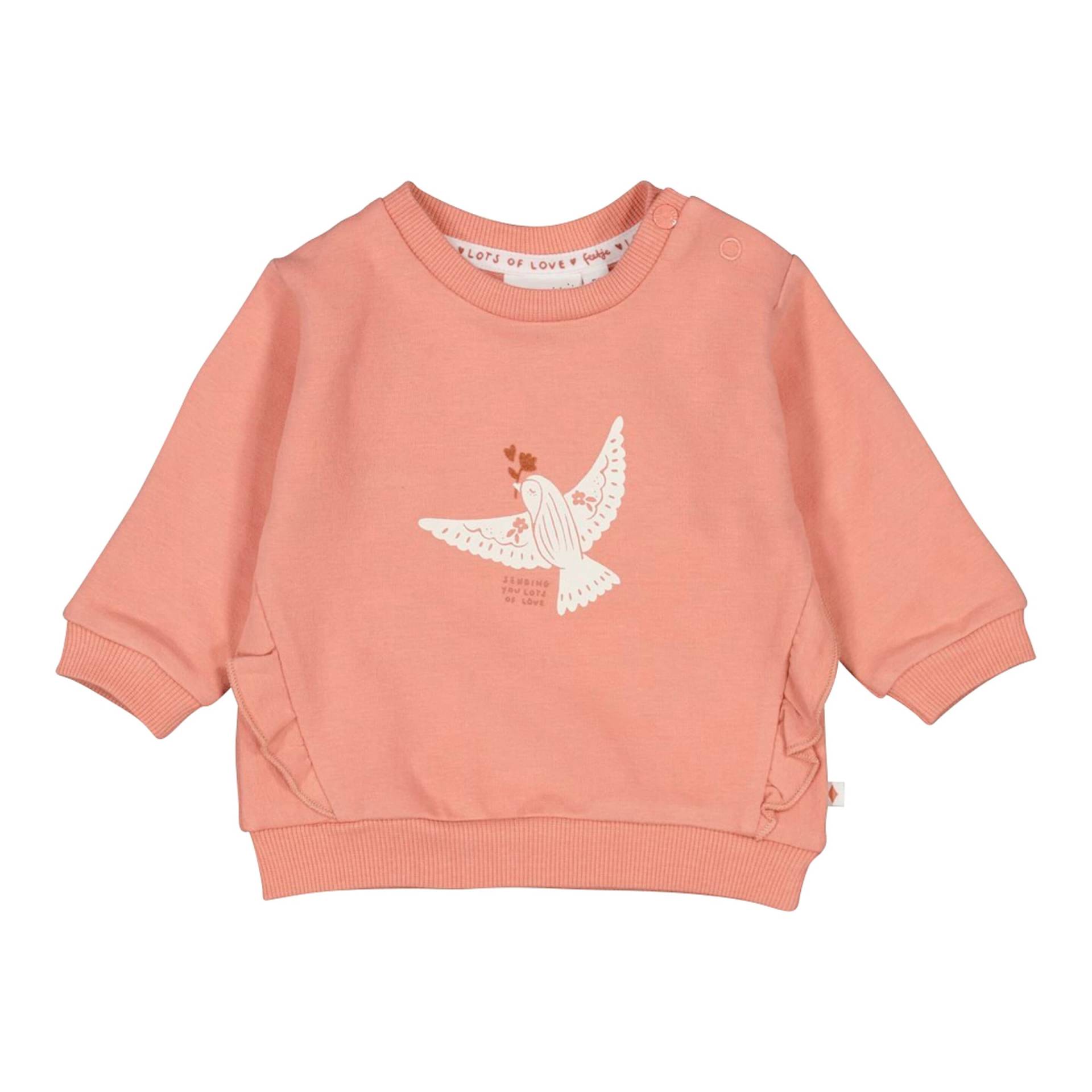 Sweatshirt Rüschen Vogel von Feetje