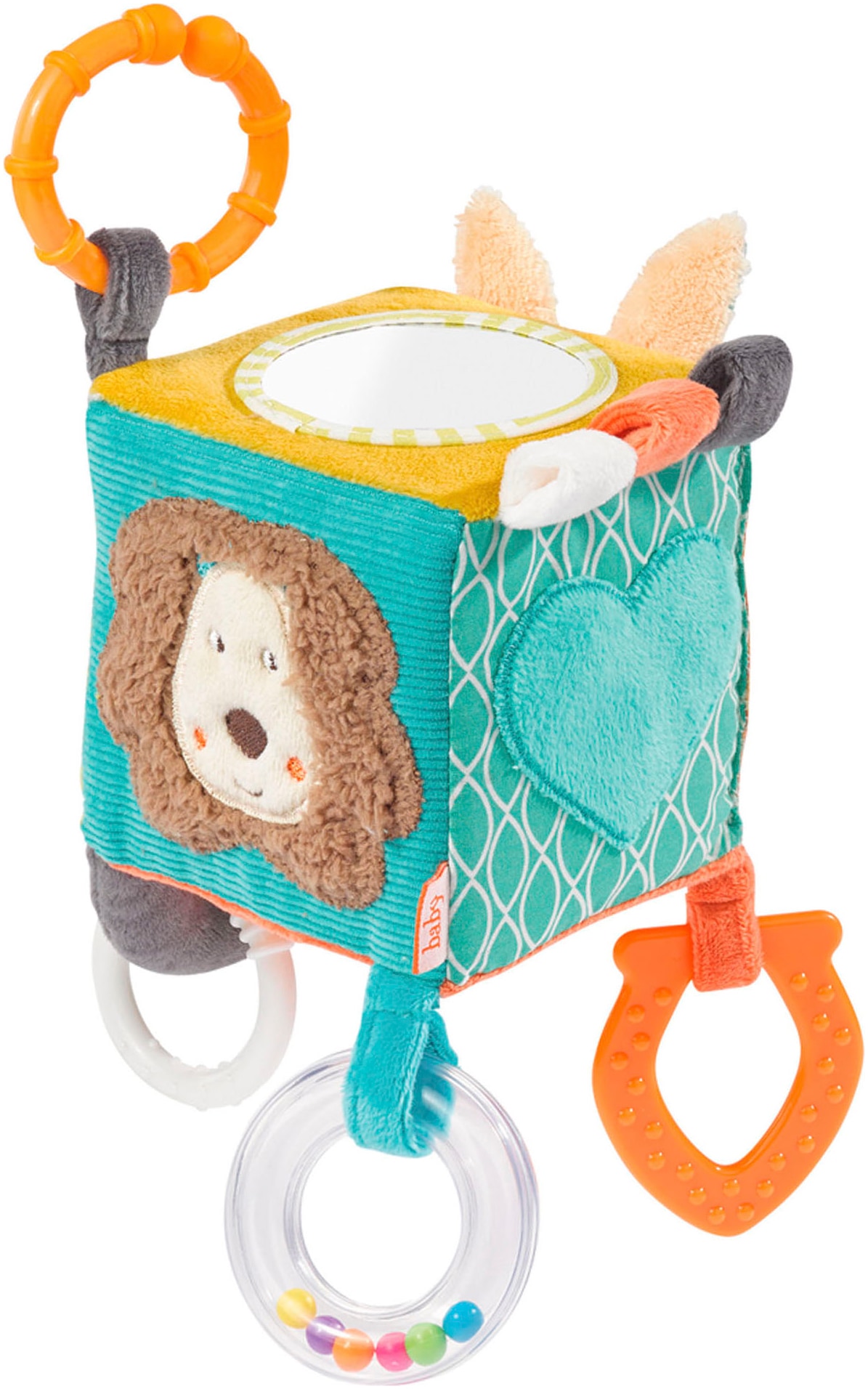 Fehn Greifspielzeug »Classic Stars, Activity-Würfel Funky Friends«, inklusive Befestigungsring Fehn Greifspielzeug »Classic Stars, Activity-Würfel Funky Friends«, inklusive Befestigungsring von Fehn