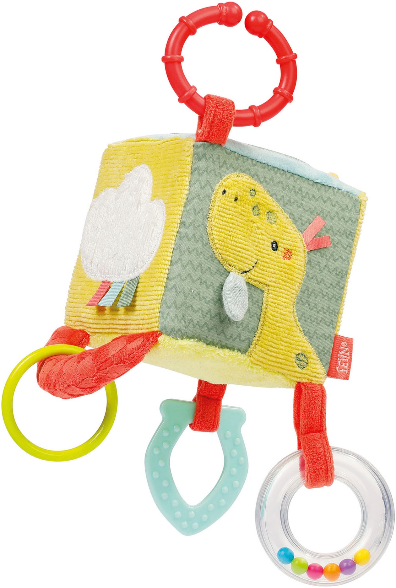 Fehn Kinderwagenanhänger »Happy Dino, Activity-Würfel«, mit Befestigungsring Fehn Kinderwagenanhänger »Happy Dino, Activity-Würfel«, mit Befestigungsring von Fehn