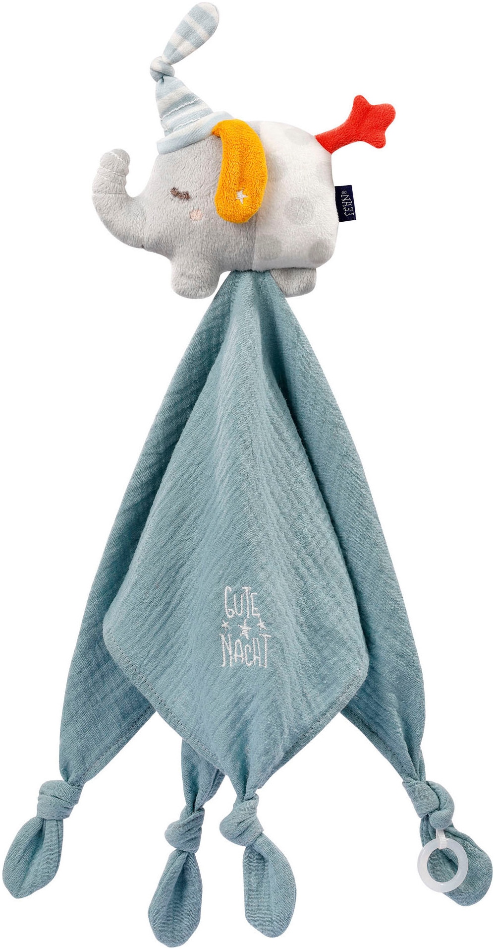 Fehn Kuscheltuch »Gute Nacht, Schmusetuch Elefant«, mit »Glow-in-the-dark«-Bestickung Fehn Kuscheltuch »Gute Nacht, Schmusetuch Elefant«, mit »Glow-in-the-dark«-Bestickung von Fehn