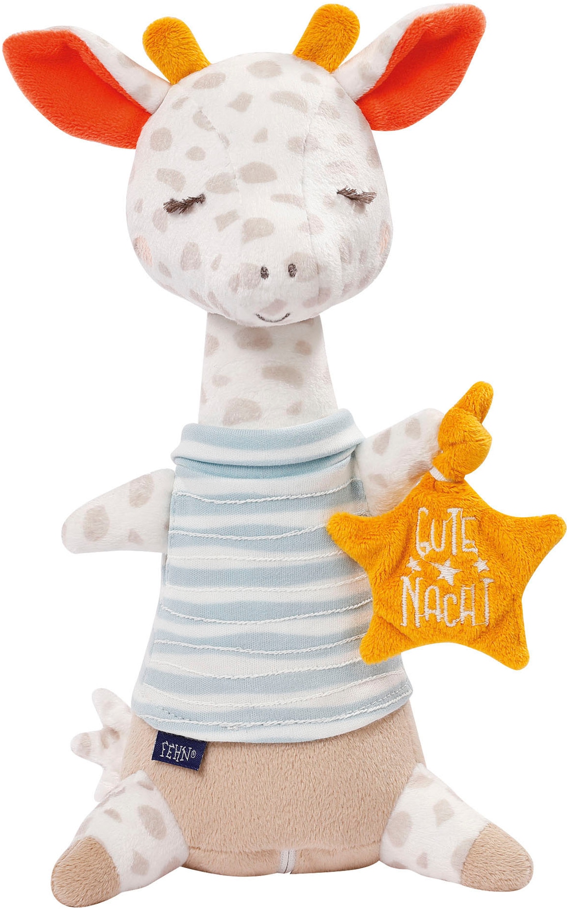 Fehn Plüschfigur »Gute Nacht, Giraffe«, Einschlafhilfe, mit Glow-in-the-dark-Bestickung Fehn Plüschfigur »Gute Nacht, Giraffe«, Einschlafhilfe, mit Glow-in-the-dark-Bestickung von Fehn