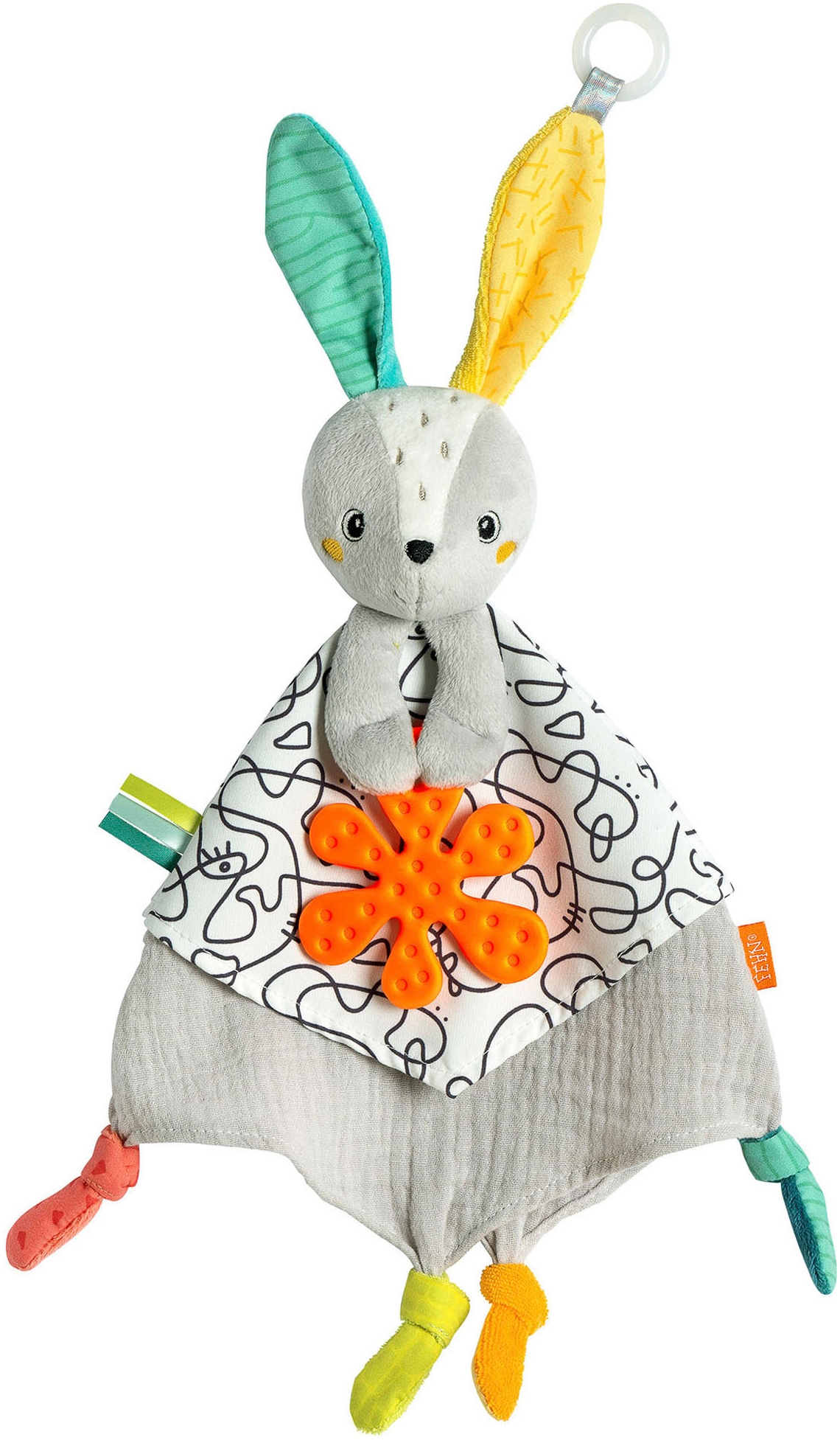 Fehn Schmusetuch »DoBabyDoo, Hase«, mit Befestigungsring für Schnuller Fehn Schmusetuch »DoBabyDoo, Hase«, mit Befestigungsring für Schnuller von Fehn