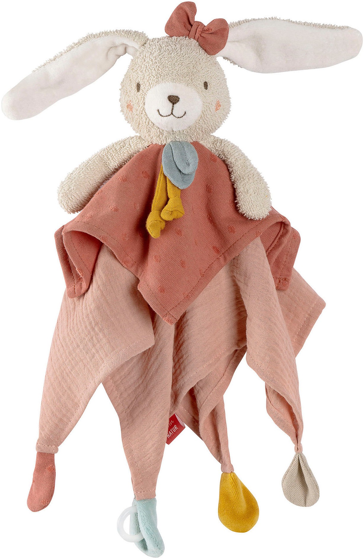 Fehn Schmusetuch »fehnNATUR, Hase«, mit Befestigungsring für Schnuller Fehn Schmusetuch »fehnNATUR, Hase«, mit Befestigungsring für Schnuller von Fehn