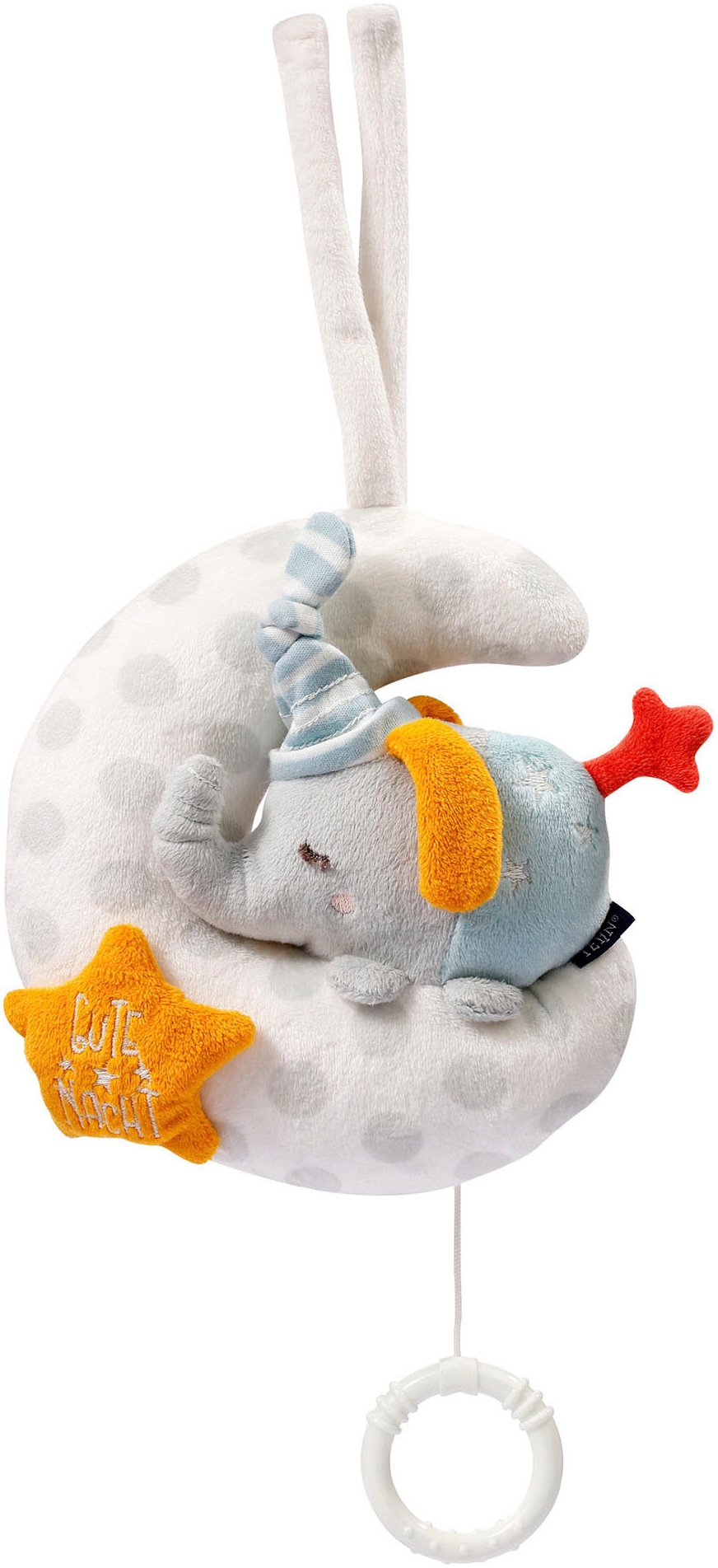 Fehn Spieluhr »Gute Nacht, Elefant im Mond«, mit Glow-in-the-dark-Bestickung Fehn Spieluhr »Gute Nacht, Elefant im Mond«, mit Glow-in-the-dark-Bestickung von Fehn