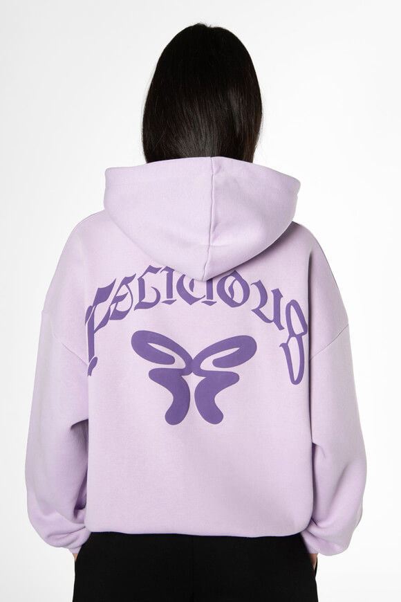 Felicious Puffprint Kapuzensweatshirt | Lavender | Damen  | L von Felicious