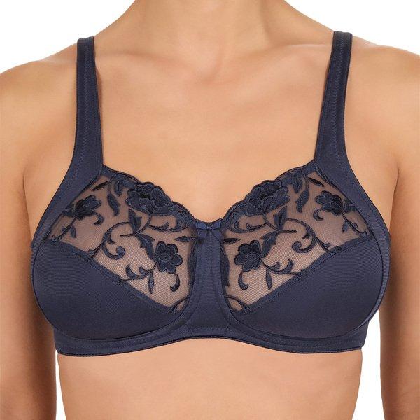 Felina - Moments BH ohne Bügel, für Damen, Blau, Größe 85/E von Felina