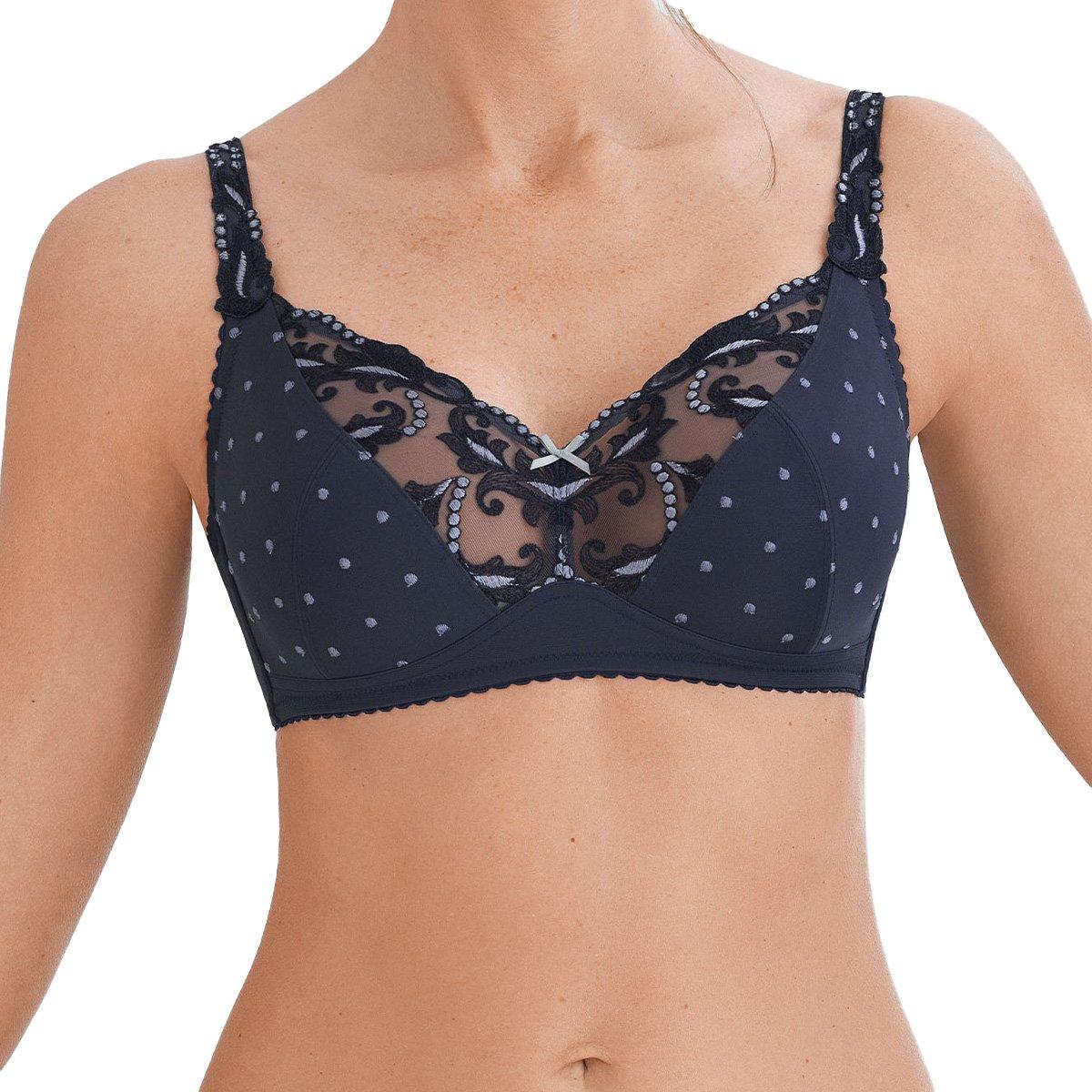 Felina - Secret Delight BH ohne Bügel, für Damen, Dunkelblau, Größe 75/B von Felina