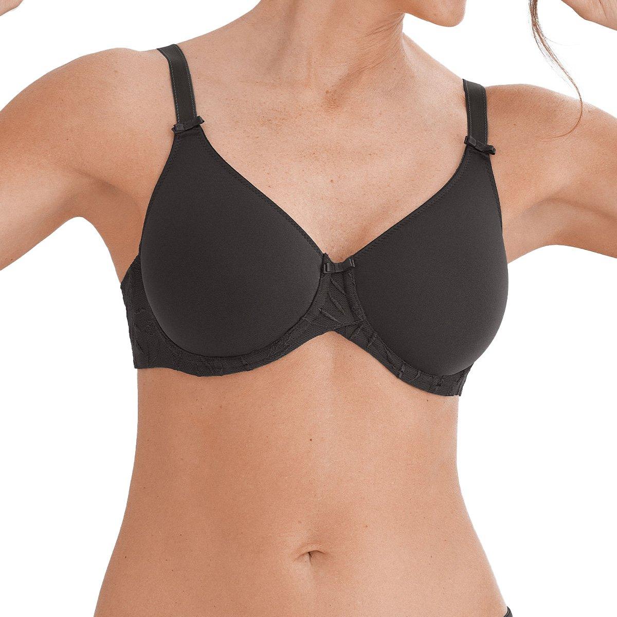 Felina - Vision Deluxe Schalen-BH mit Spacer Cup, 80/F, Grau von Felina