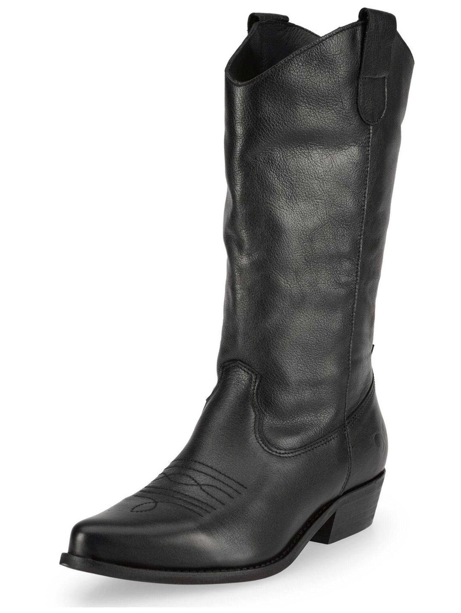 Stiefel Gerbera W040 Damen Schwarz 36 von Felmini Wide Fit