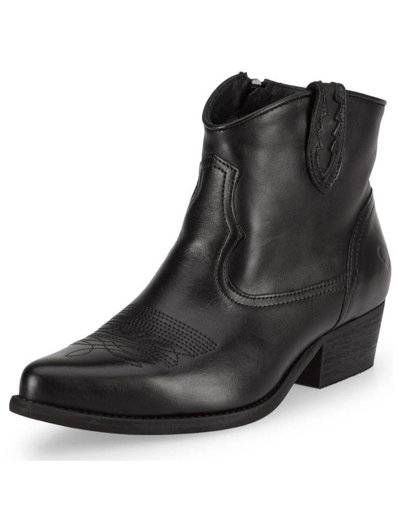 Stiefelette West Damen Schwarz 36 von Felmini Wide Fit