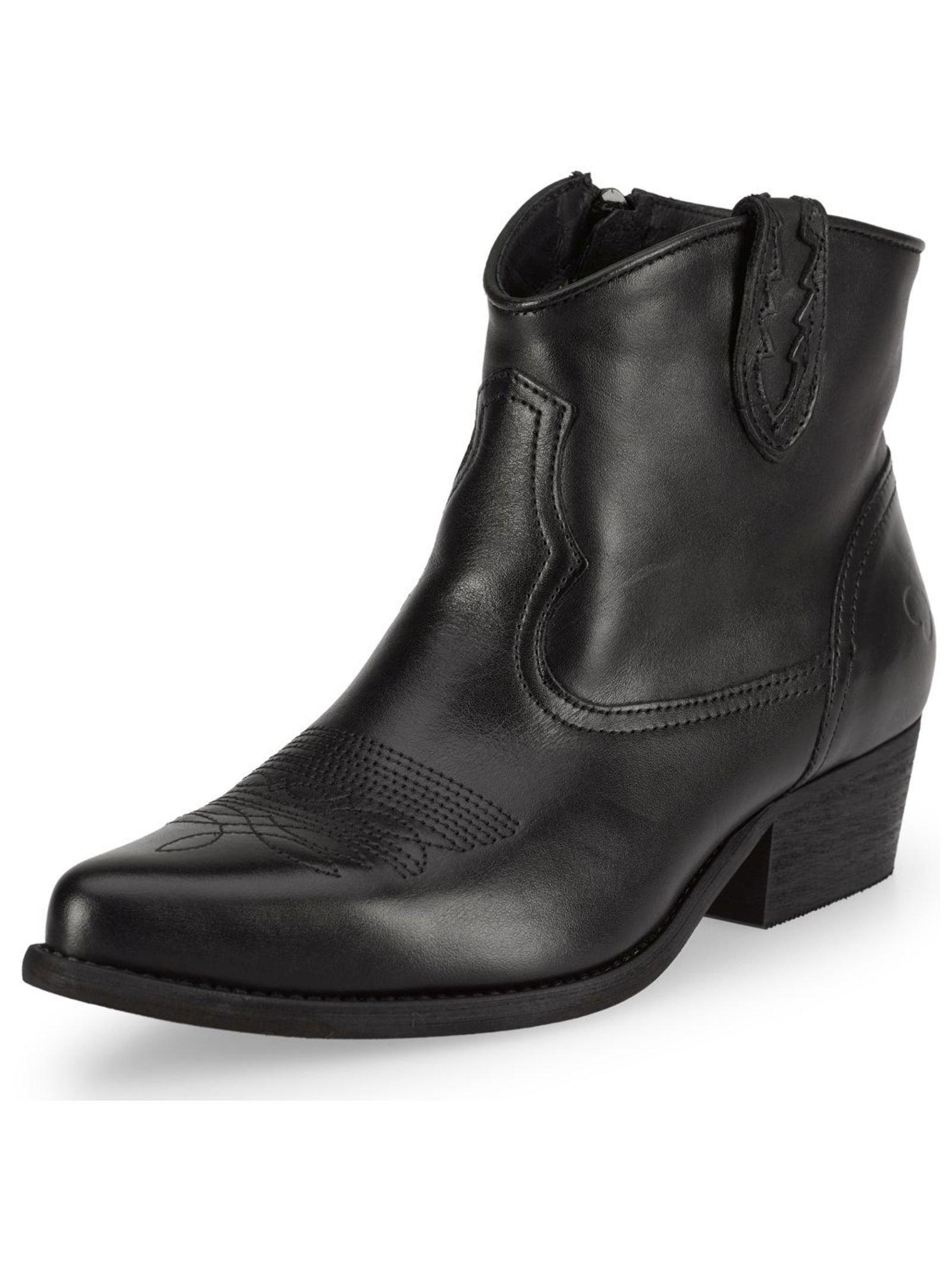 Stiefelette West Damen Schwarz 37 von Felmini Wide Fit