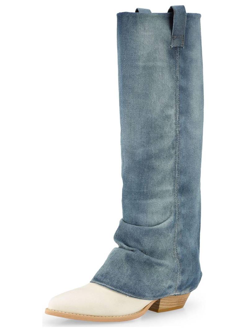 Stiefel Selma D882 Damen Jeans 38 von Felmini