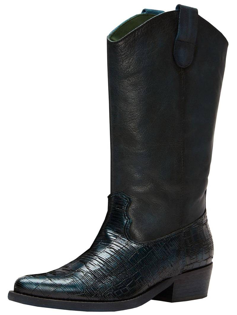 Stiefel West Damen Blau 36 von Felmini