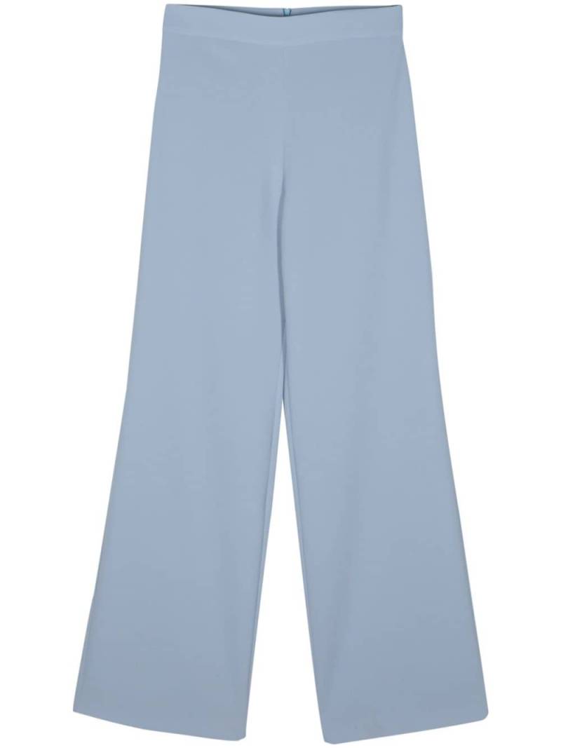 Fely Campo zipped straight trousers - Blue von Fely Campo