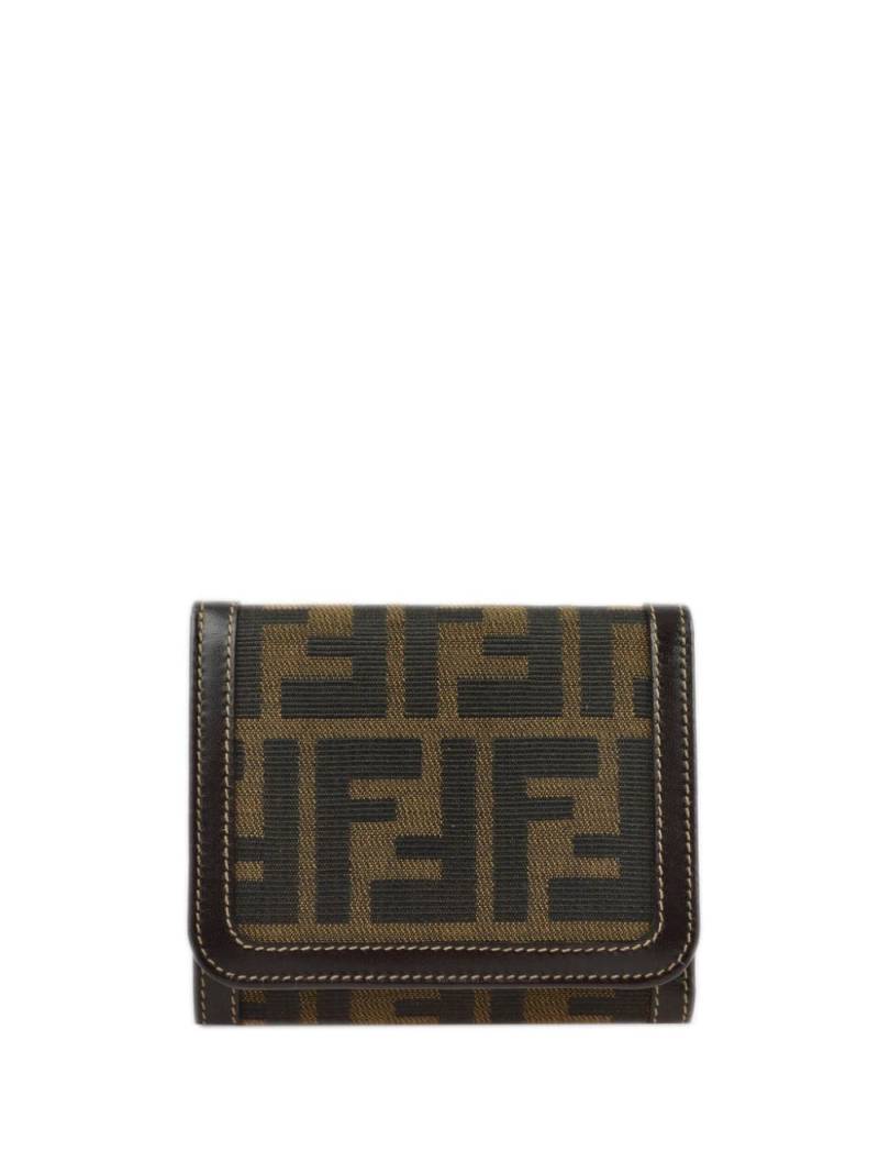 Fendi Pre-Owned 1990-2000 Zucca tri-fold wallet - Brown von Fendi Pre-Owned