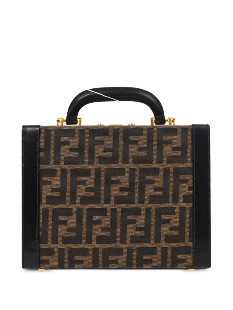 Fendi Pre-Owned 1990-2000s Zucca make-up box - Brown von Fendi Pre-Owned