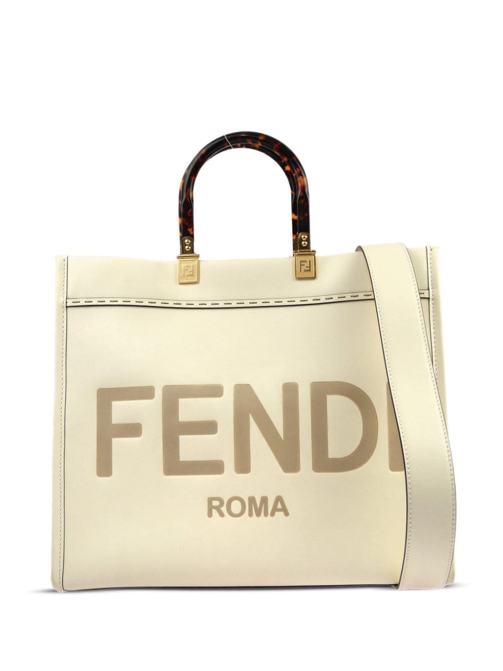 Fendi Pre-Owned 1990-2000s medium Sunshine two-way bag - Neutrals von Fendi Pre-Owned