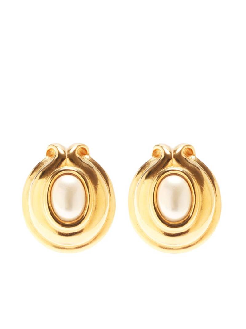 Fendi Pre-Owned 1990s clip-on earrings - Gold von Fendi Pre-Owned