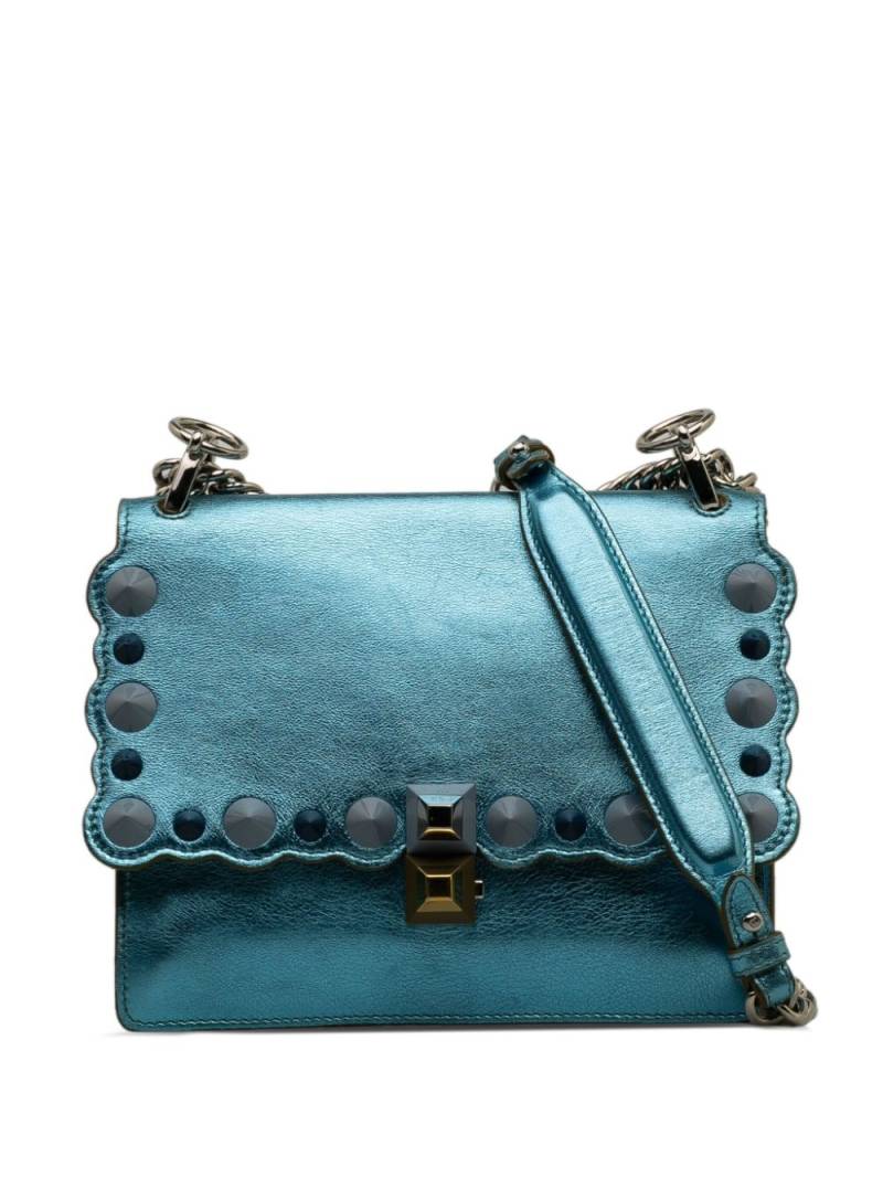 Fendi Pre-Owned 2000-2010 Kan I leather crossbody bag - Blue von Fendi Pre-Owned