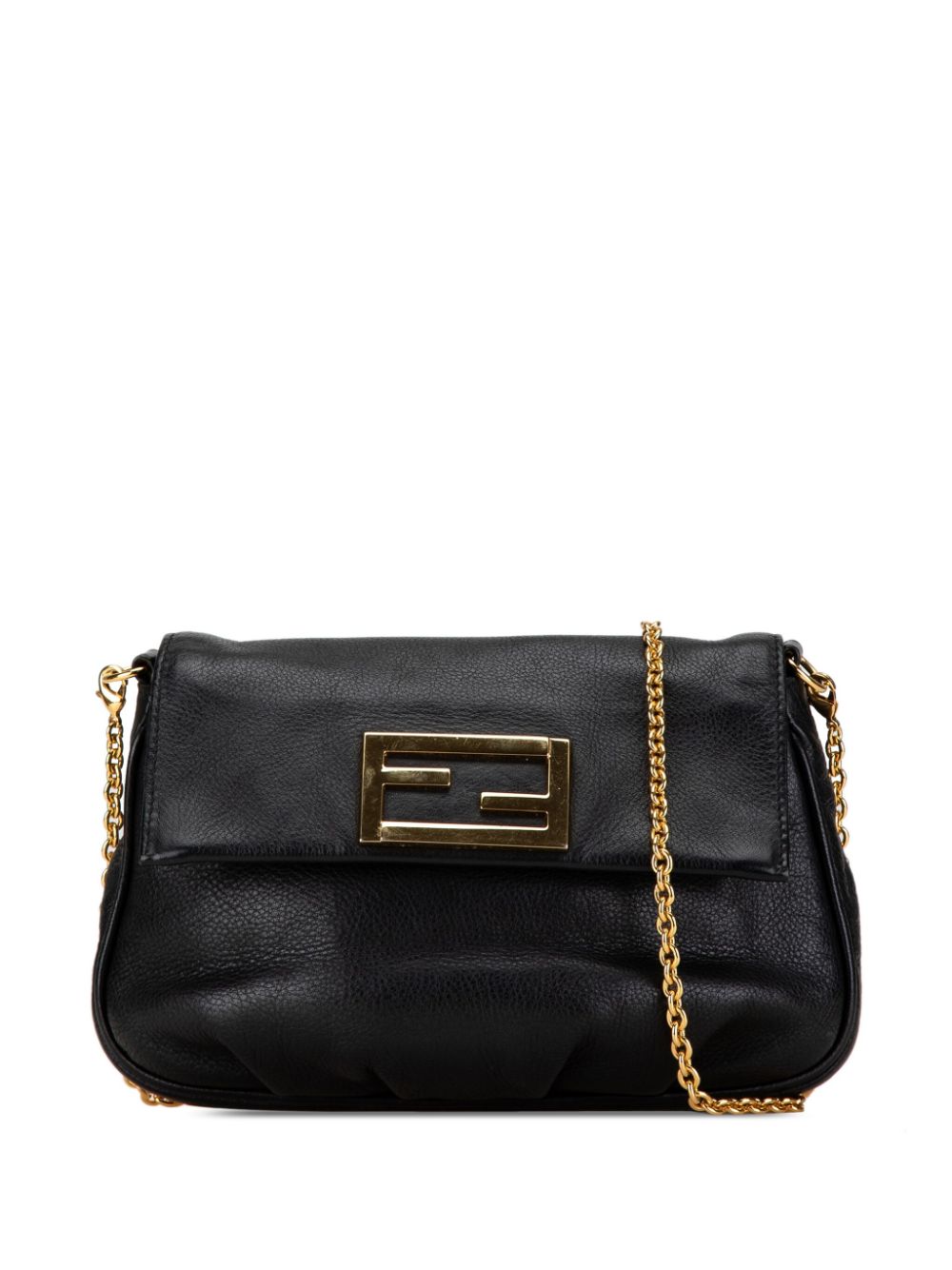 Fendi Pre-Owned 2000-2010 Leather Fendista Pochette crossbody bag - Black von Fendi Pre-Owned