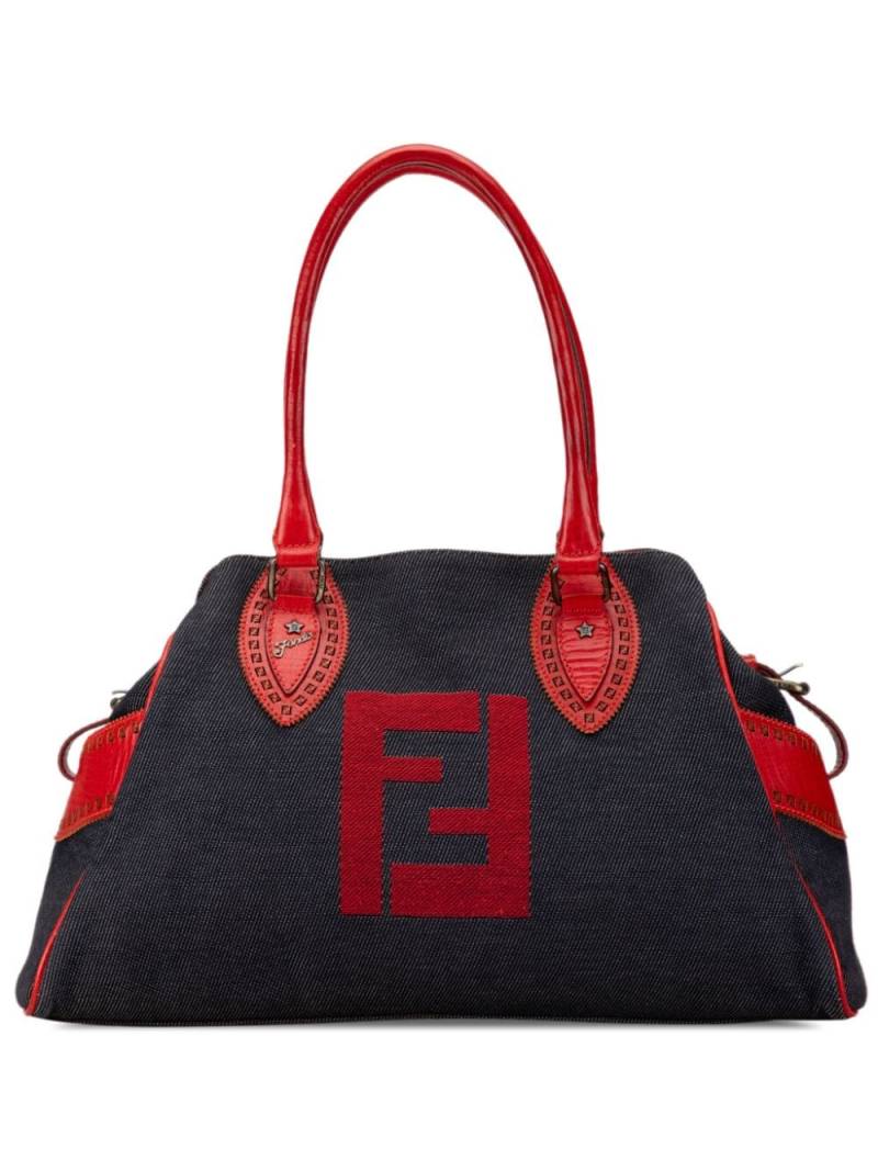 Fendi Pre-Owned 2000-2010 Medium Denim Du Jour Bag handbag - Blue von Fendi Pre-Owned