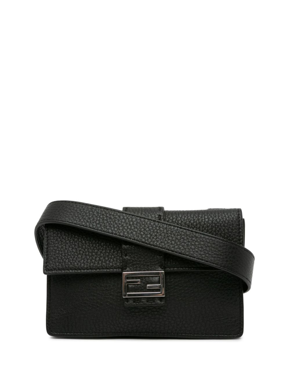 Fendi Pre-Owned 2000-2010 Selleria Flat Convertible Belt uette crossbody bag - Black von Fendi Pre-Owned