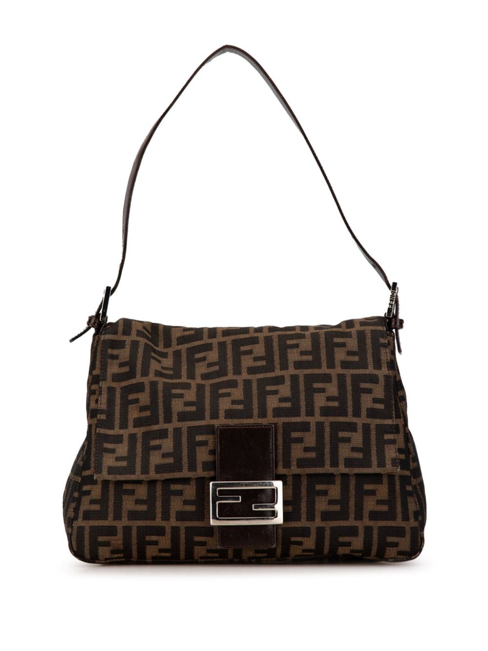 Fendi Pre-Owned 2000-2010 Zucca Canvas Mamma Forever shoulder bag - Brown von Fendi Pre-Owned