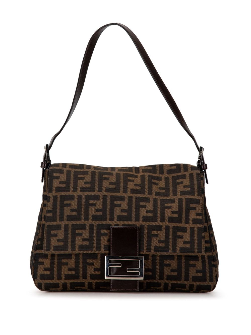 Fendi Pre-Owned 2000-2010 Zucca Canvas Mamma Forever shoulder bag - Brown von Fendi Pre-Owned