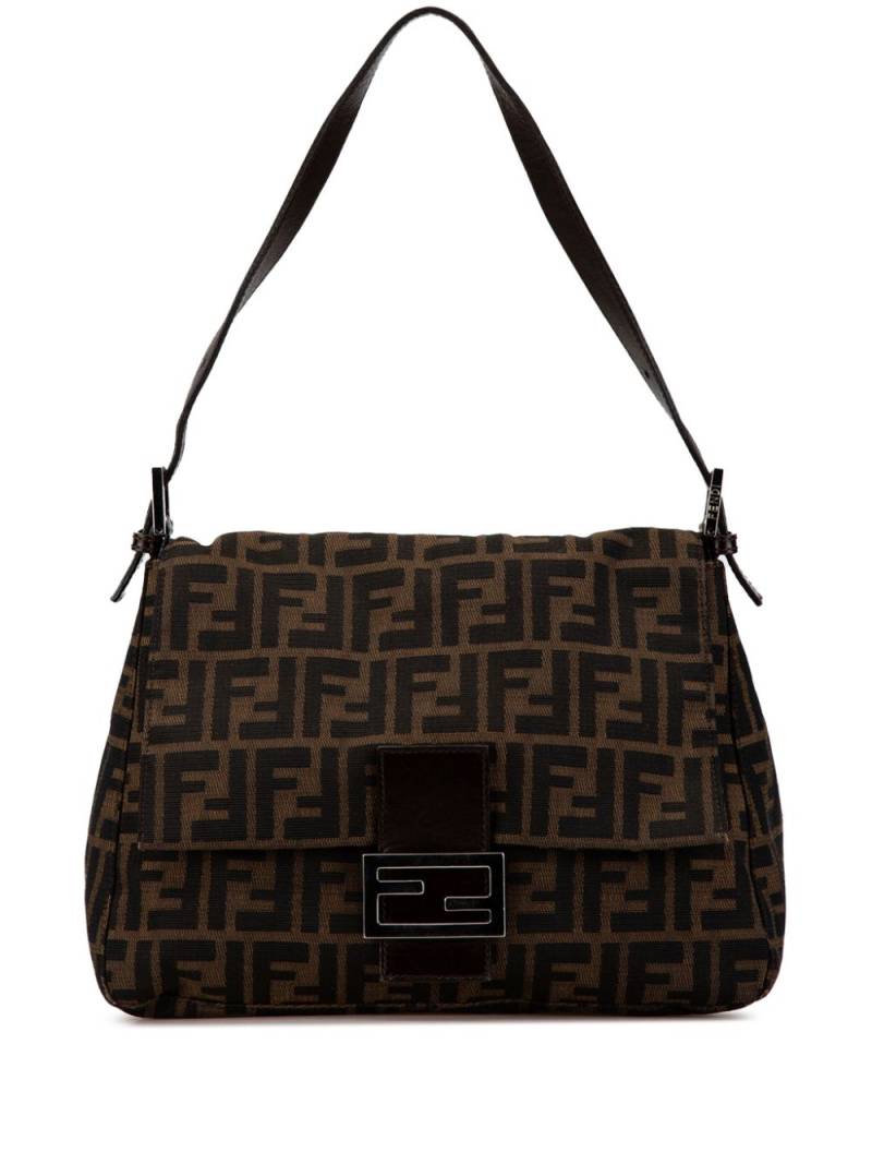 Fendi Pre-Owned 2000-2010 Zucca Canvas Mamma Forever shoulder bag - Brown von Fendi Pre-Owned