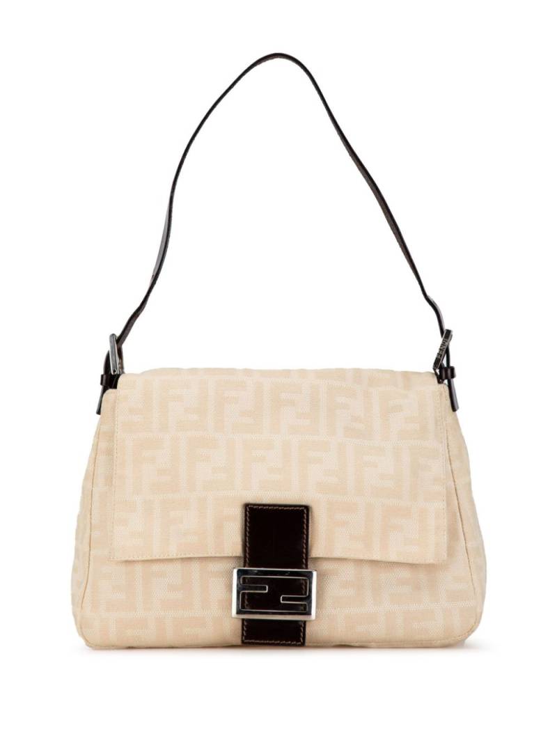 Fendi Pre-Owned 2000-2010 Zucca Canvas Mamma Forever shoulder bag - Brown von Fendi Pre-Owned