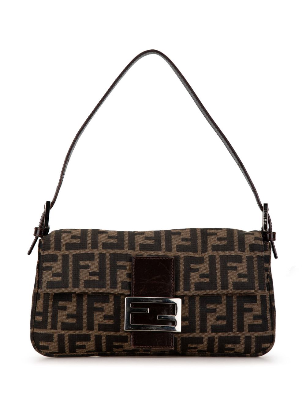 Fendi Pre-Owned 2000-2010 Zucca Canvas baguette shoulder bag - Brown von Fendi Pre-Owned