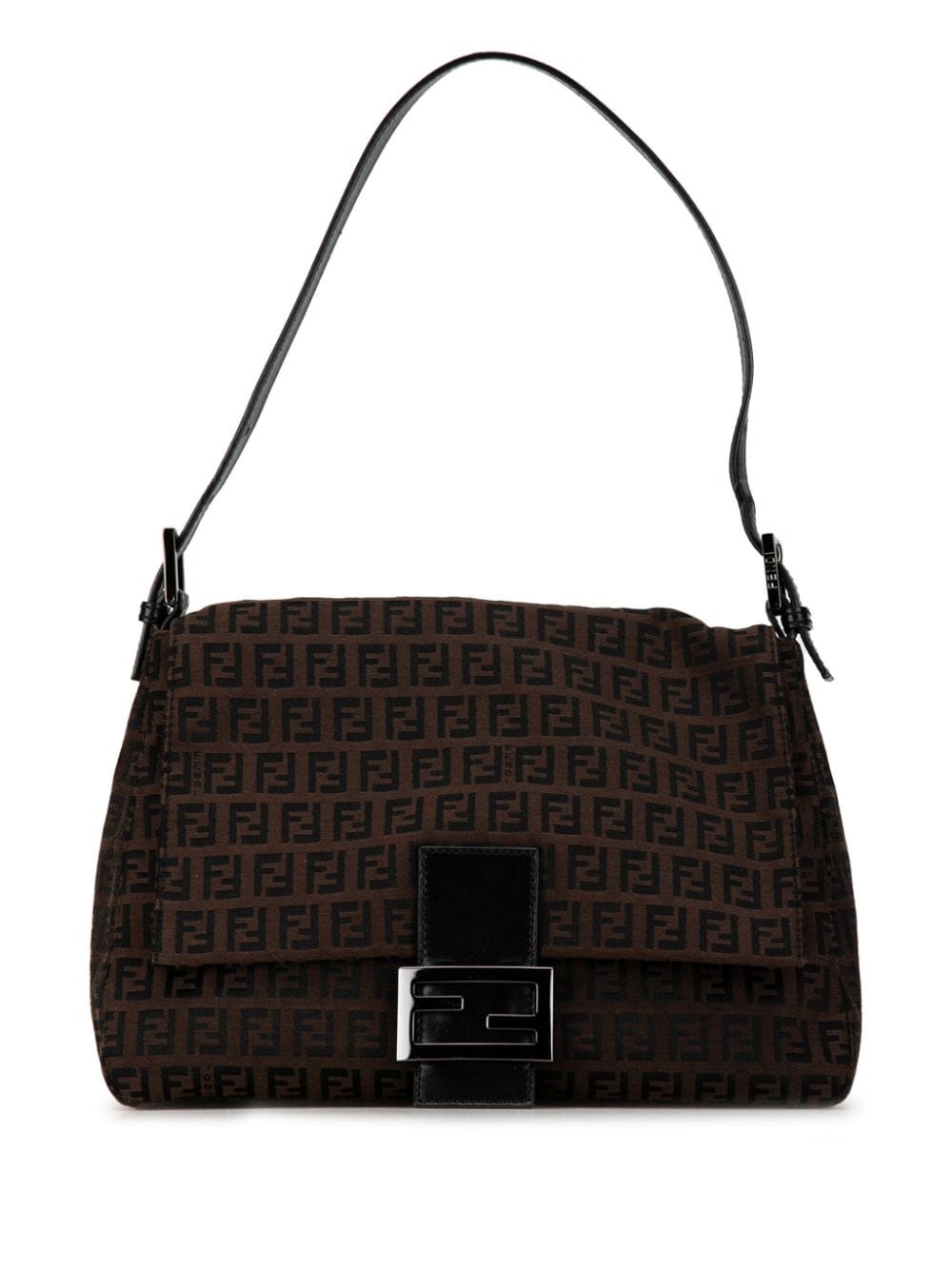 Fendi Pre-Owned 2000-2010 Zucchino Canvas Mamma Forever shoulder bag - Brown von Fendi Pre-Owned